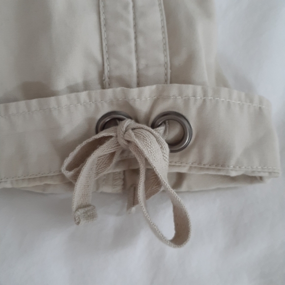 POINT ZERO Nicole Benisti Short Sleeve Beige Jacket - Size L - Picture 5 of 6